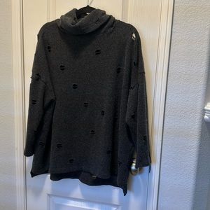 Cute sweater with holes